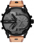 Diesel DZ7406 Mr. Daddy 2.0 Chronograph Men's Watch – Grey Dial & Brown Leather Strap