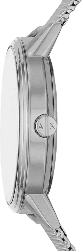 Armani Exchange Cayde AX2714 Men's Chronograph – Black Dial with Silver Mesh Stainless Steel Strap