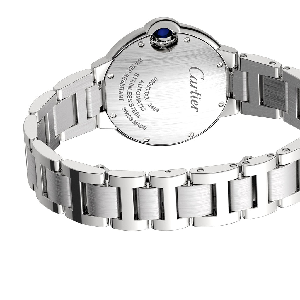 Ballon Bleu de Cartier 33 | 33mm, Steel, Diamond Silver Dial