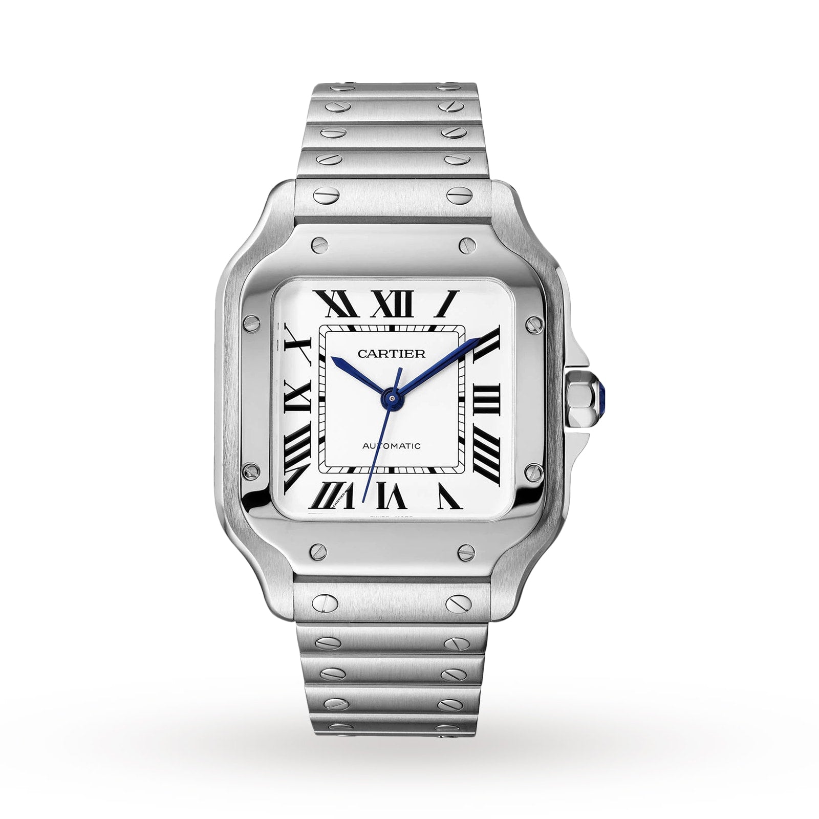 Santos de Cartier Medium Model | 35mm, Steel, Silver Dial