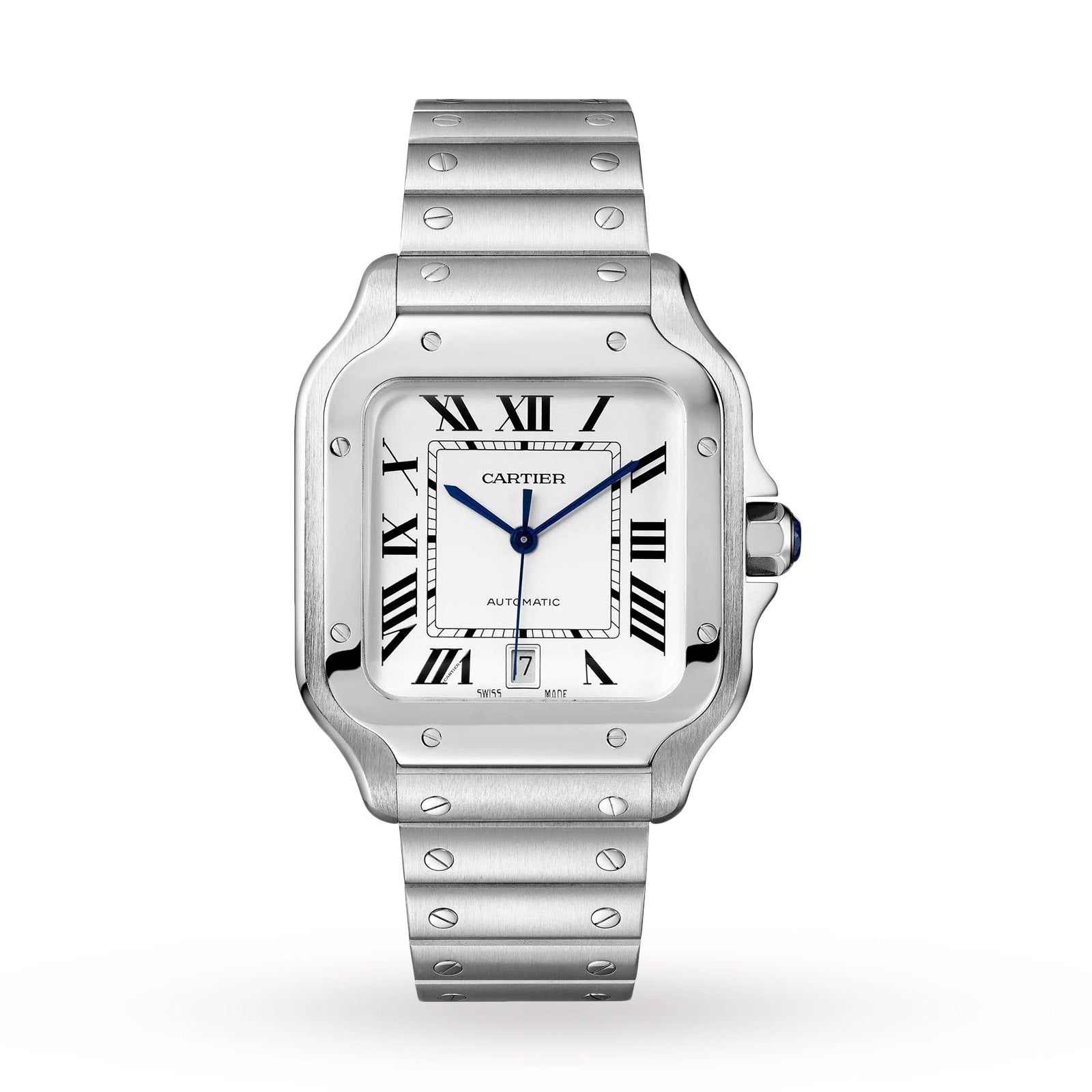 Santos de Cartier Large Model | 40mm, Steel, Silver Dial