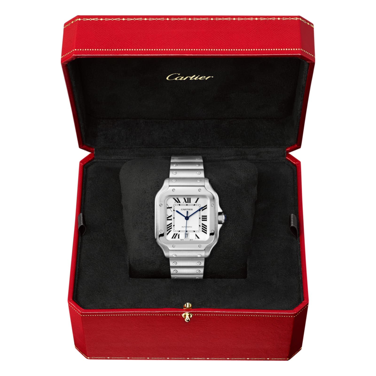 Santos de Cartier Large Model | 40mm, Steel, Silver Dial