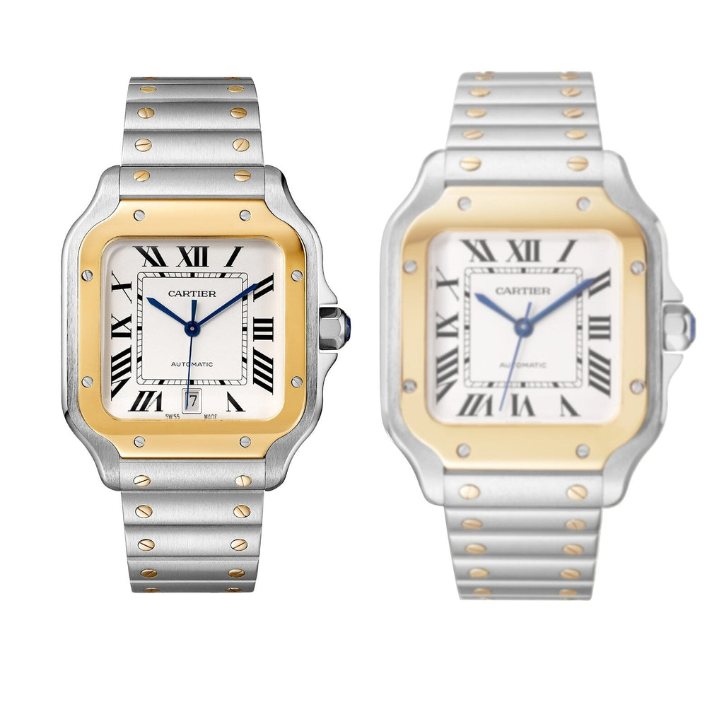 Santos de Cartier | 35mm, Two-Tone Steel & 18K Yellow Gold, Silver Dial