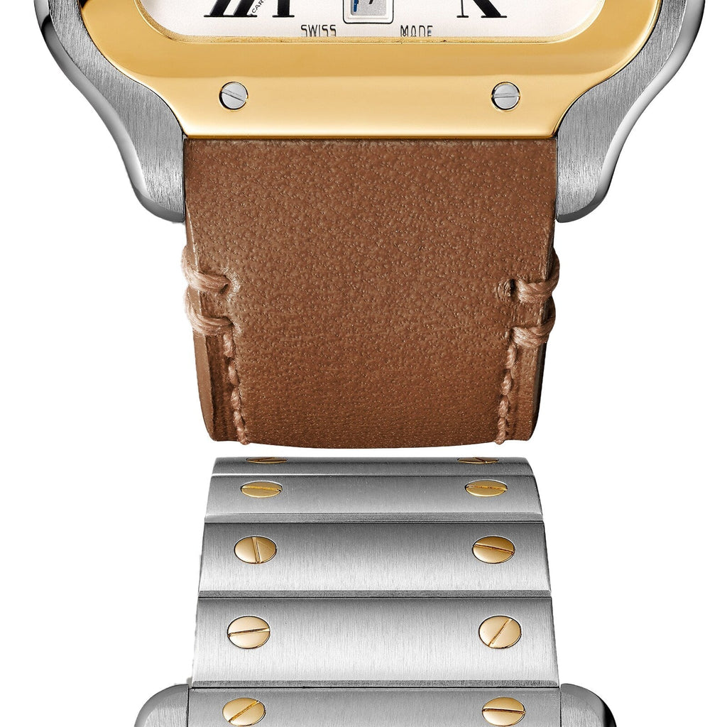 Santos de Cartier Large Model | 40mm, Two-Tone Steel & 18K Yellow Gold, Silver Dial