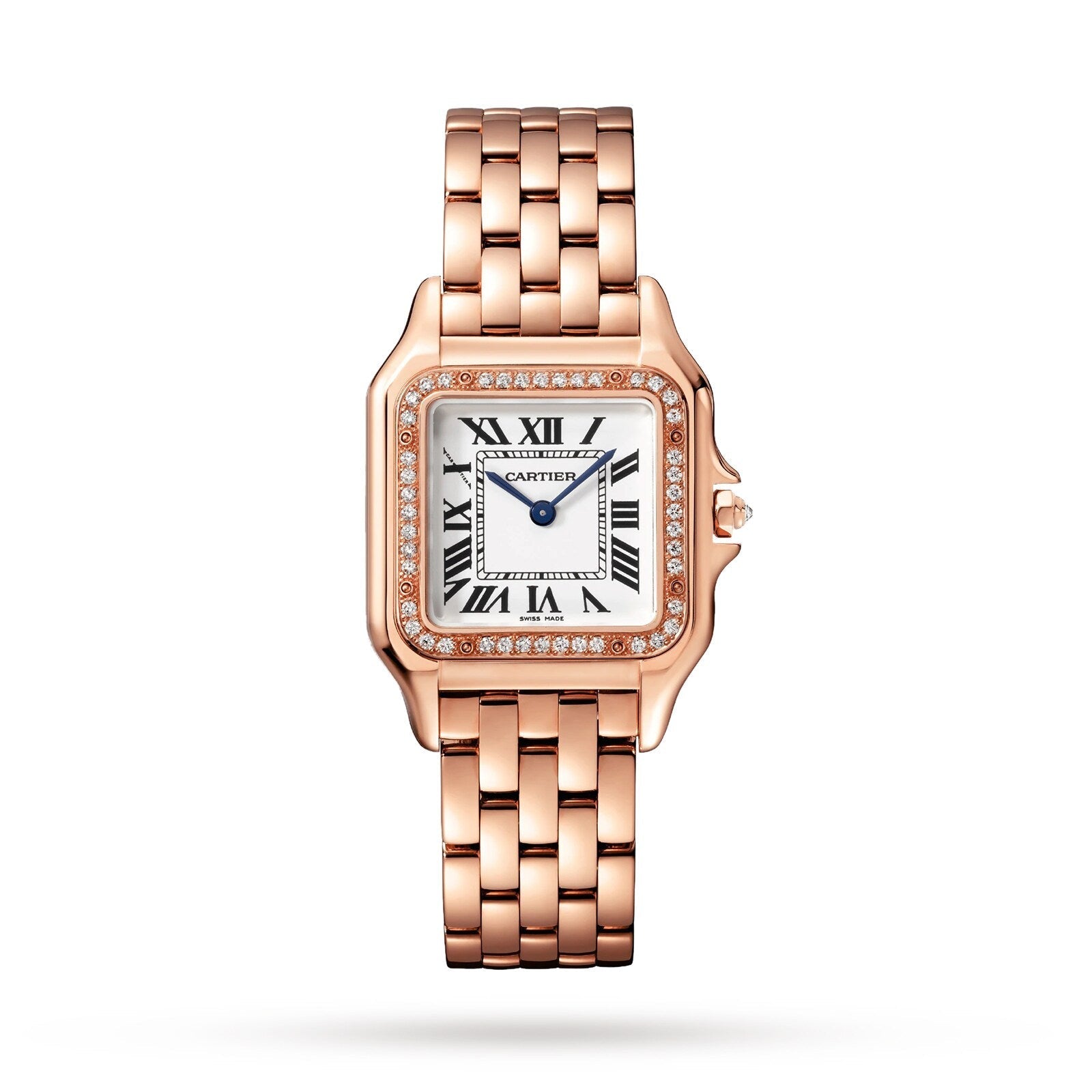 Panthère de Cartier Medium Model | 27mm, 18K Rose Gold, Silver Dial, Ref. WJPN0009