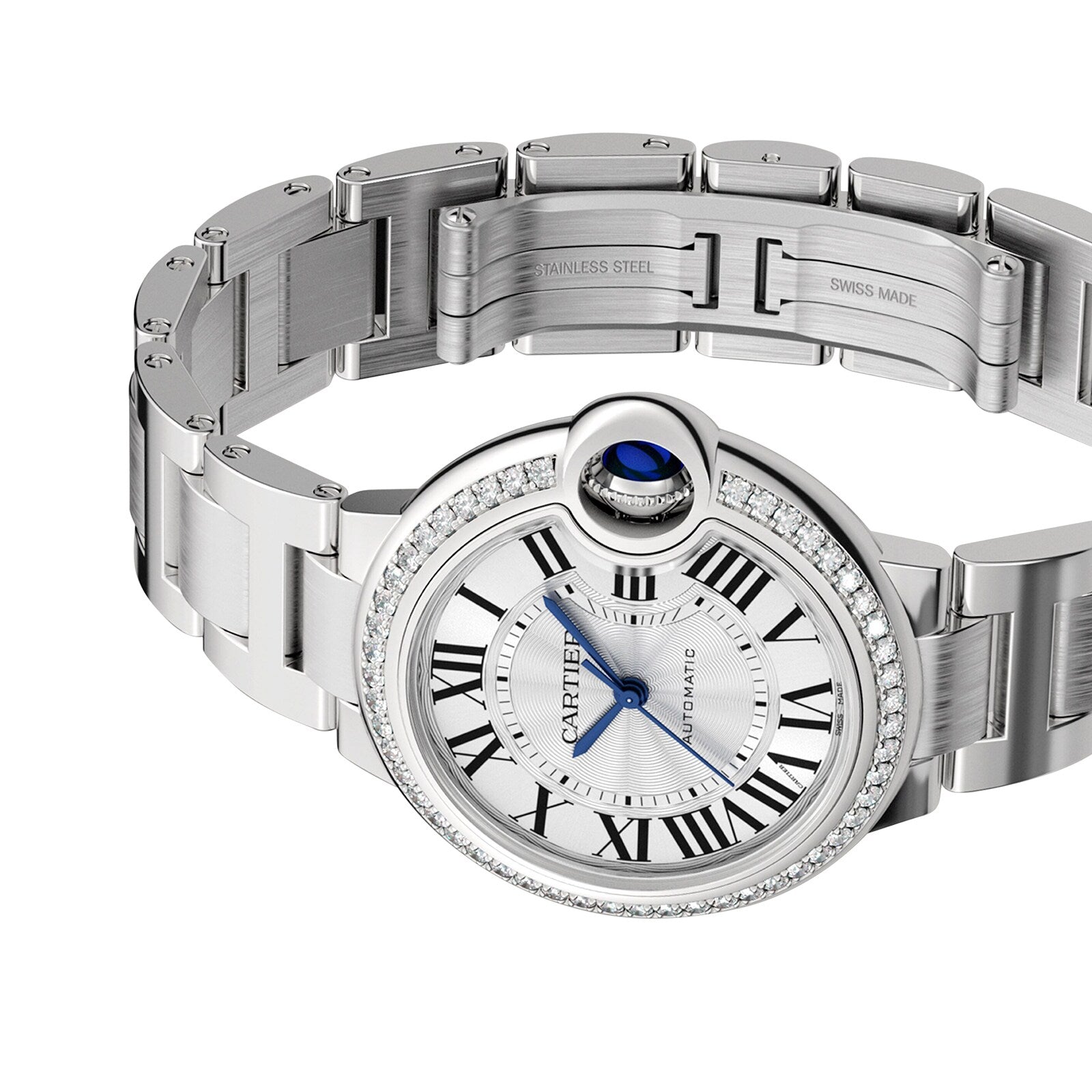 Ballon Bleu de Cartier 33 | 33mm, Steel, Silver Dial, Ref. W4BB0023