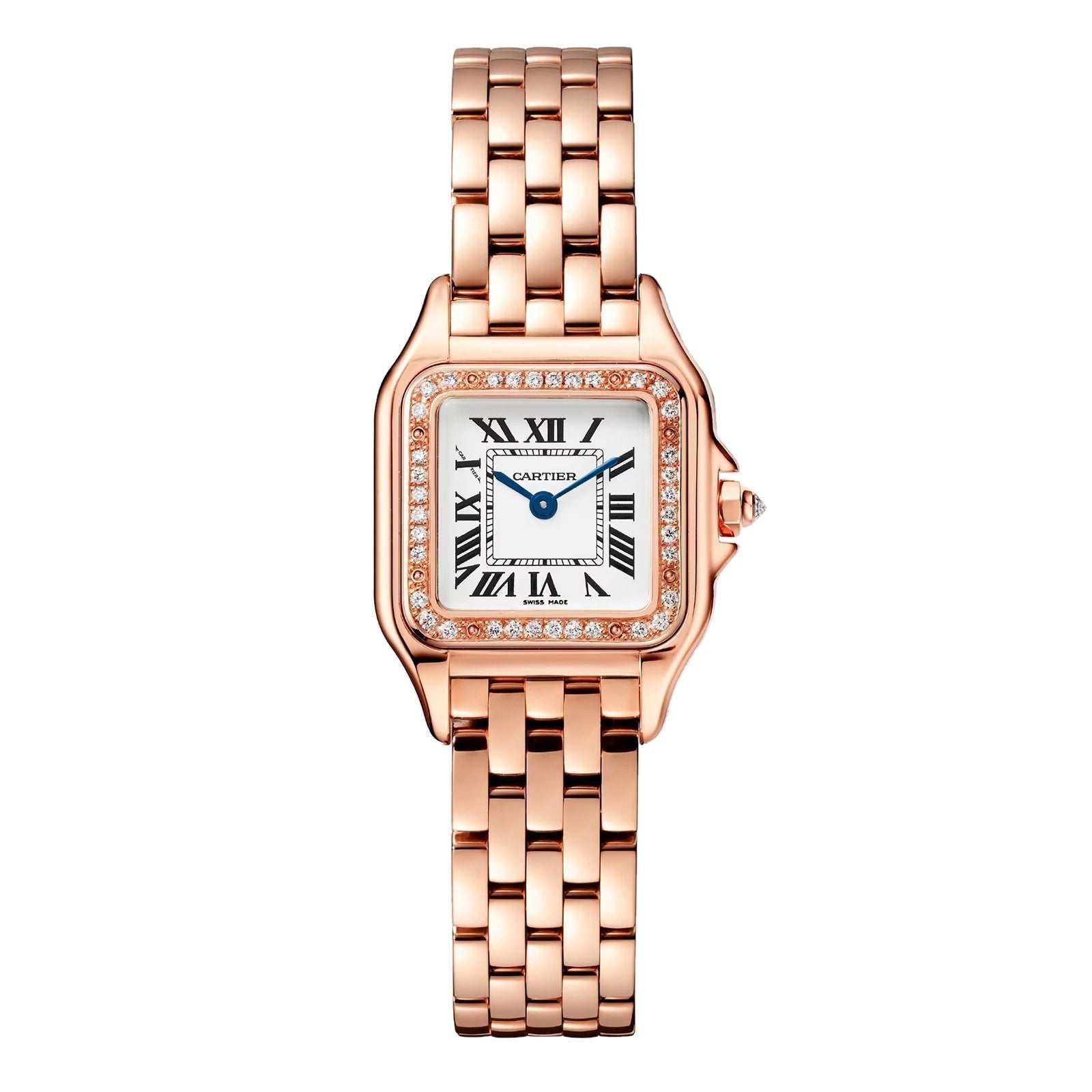 Panthère de Cartier Small model | 22mm, 18K Rose Gold, White Dial