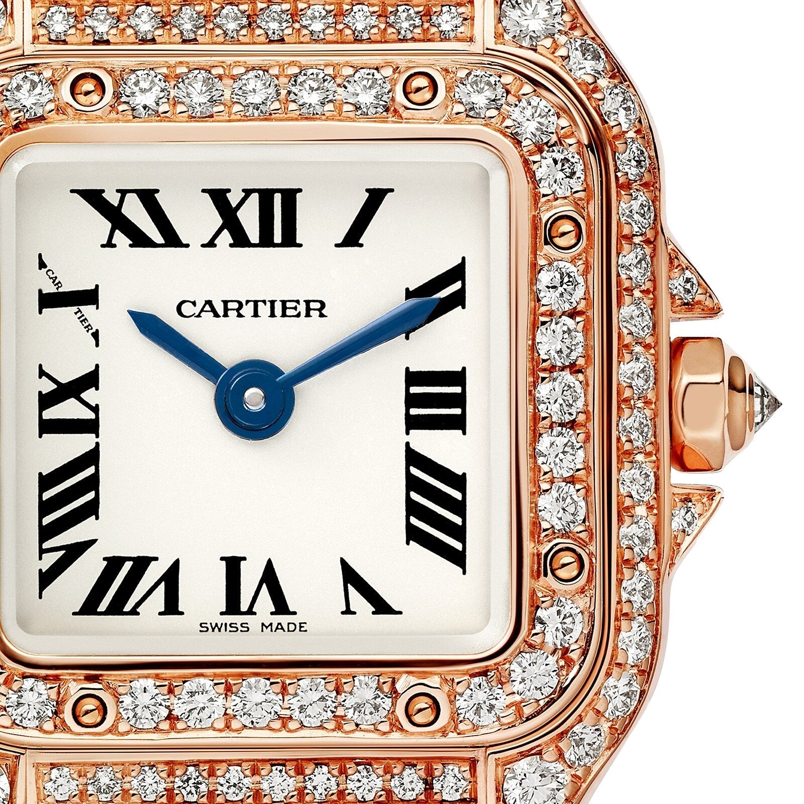 Panthère de Cartier Small Model | 20mm, 18K Rose Gold, Silver Dial