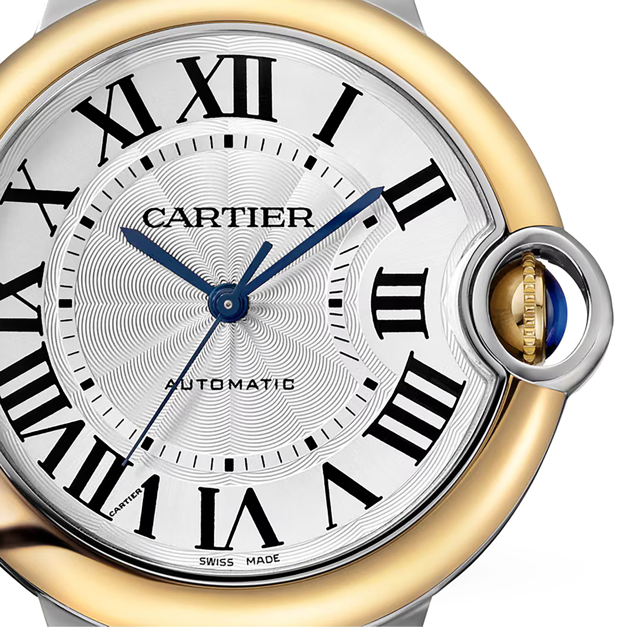 Ballon Bleu de Cartier 36 | 36mm, Two-Tone Steel & 18K Yellow Gold, Silver Dial