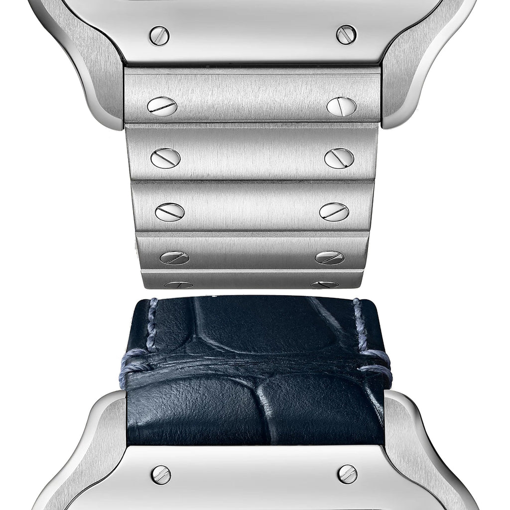 Santos de Cartier Large Model | 40mm, Steel, Blue Dial