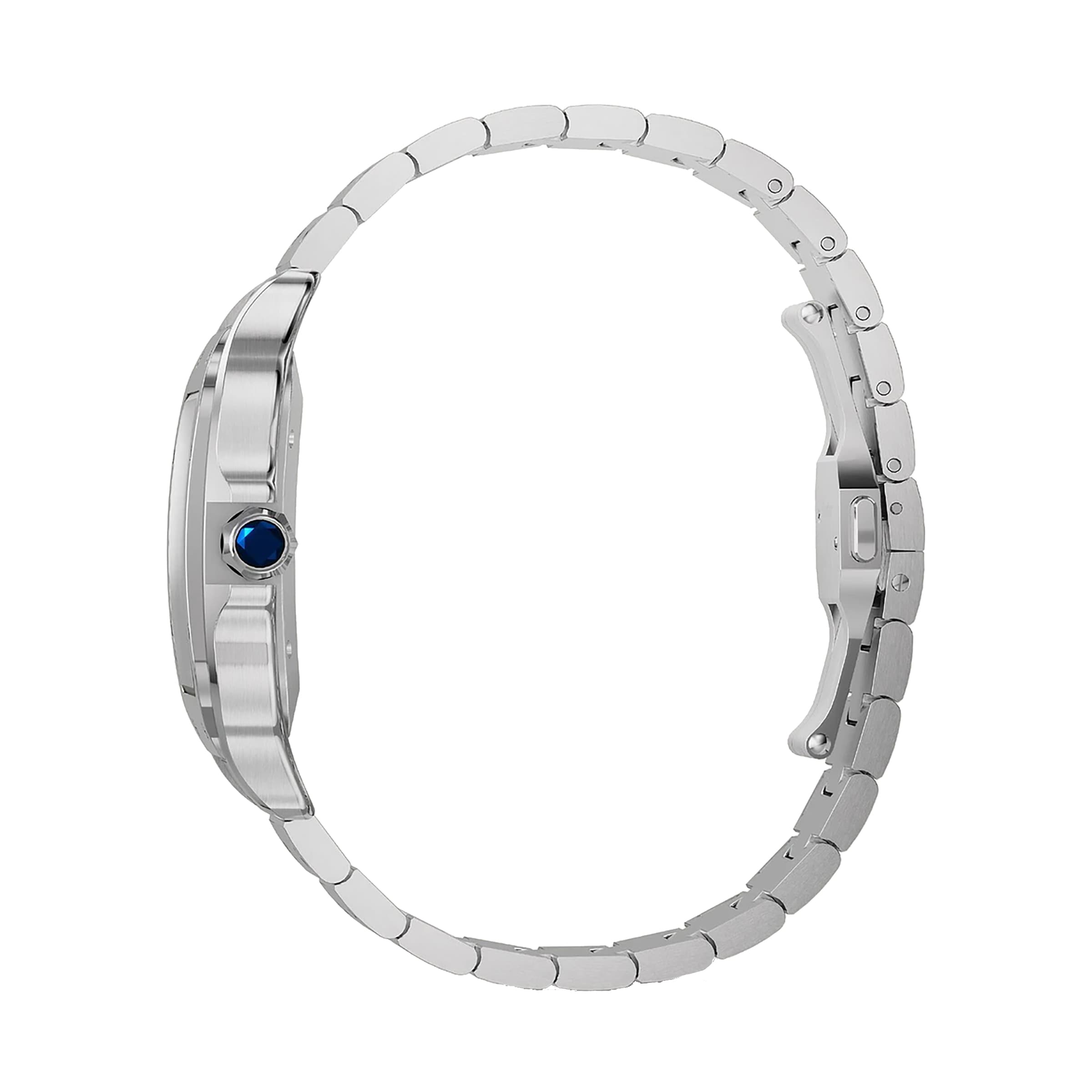 Santos de Cartier Large Model | 40mm, Steel, Blue Dial
