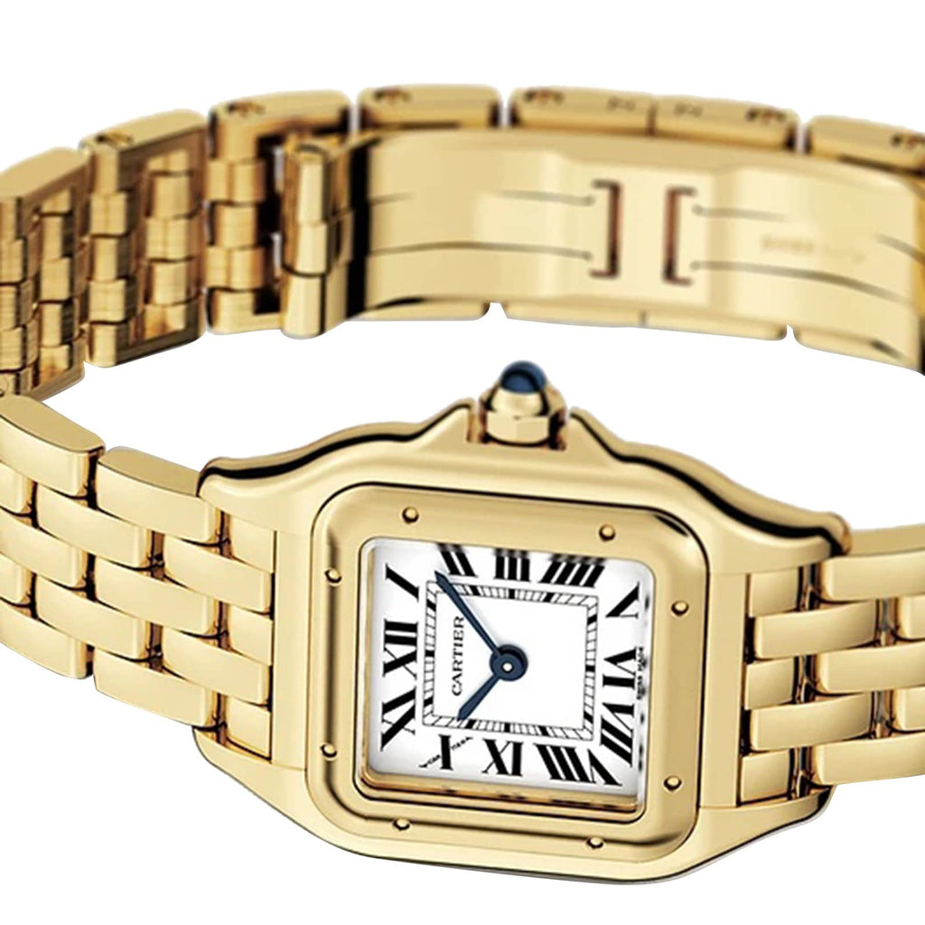 Panthère de Cartier Small Model | 23mm, 18K Yellow Gold, Silver Dial