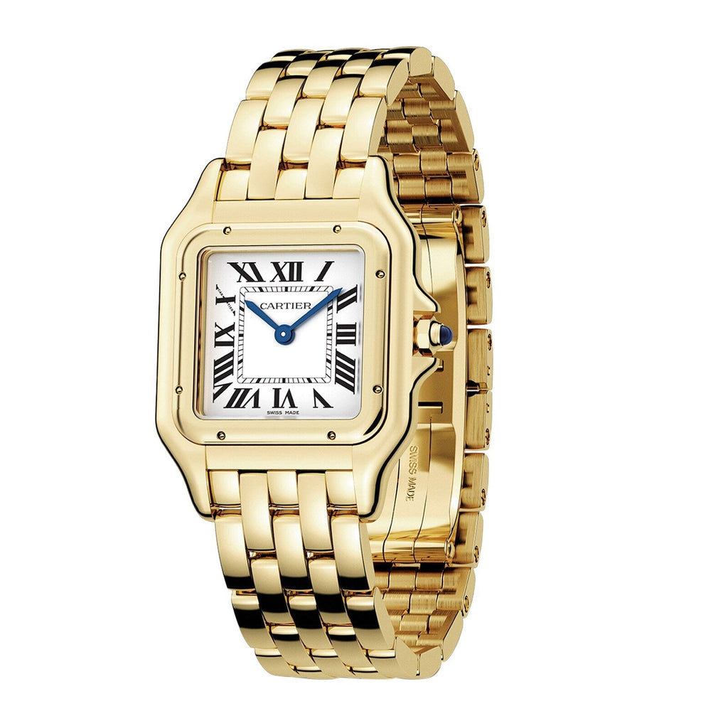 Panthère de Cartier Medium Model | 29mm, 18K Yellow Gold, Silver Dial