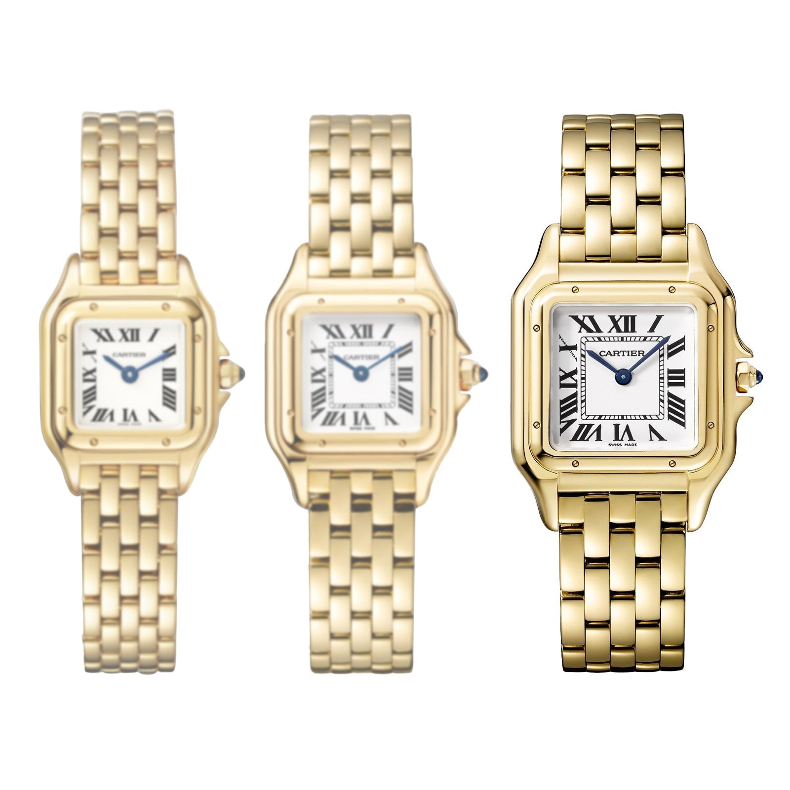 Panthère de Cartier Medium Model | 29mm, 18K Yellow Gold, Silver Dial