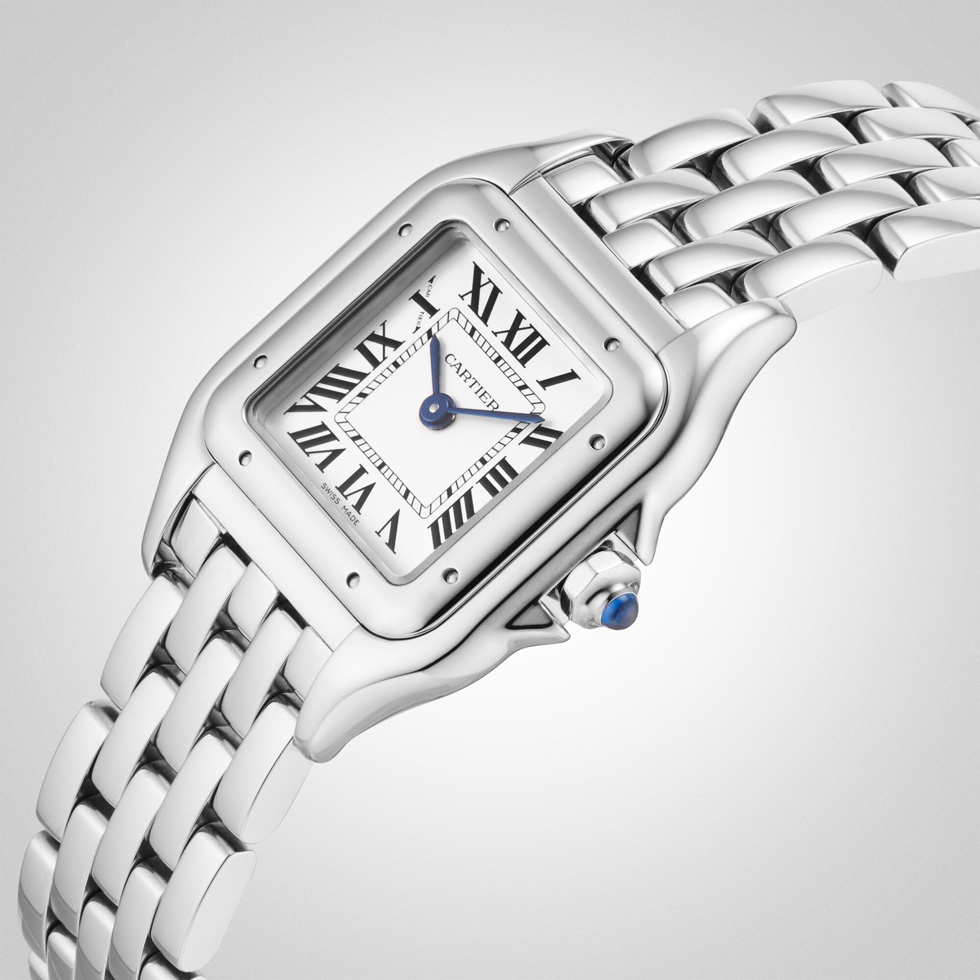 Panthère de Cartier Small Model | 23mm, Steel, Silver Dial, Ref. WSPN0013