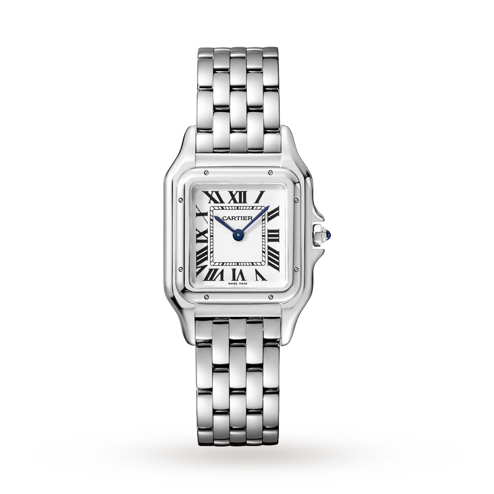 Panthère de Cartier Medium Model | 27mm, Steel, White Dial