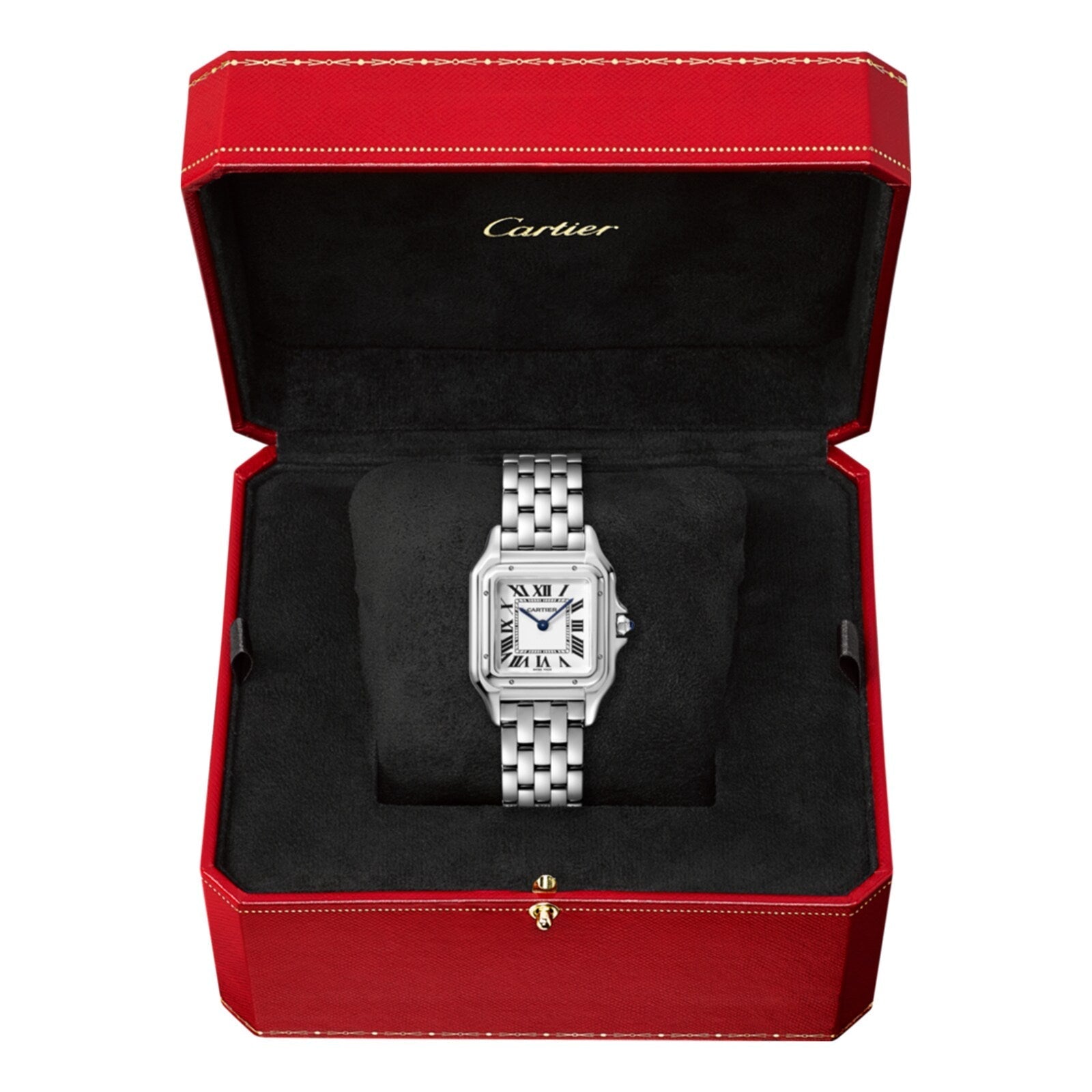 Panthère de Cartier Medium Model | 27mm, Steel, White Dial