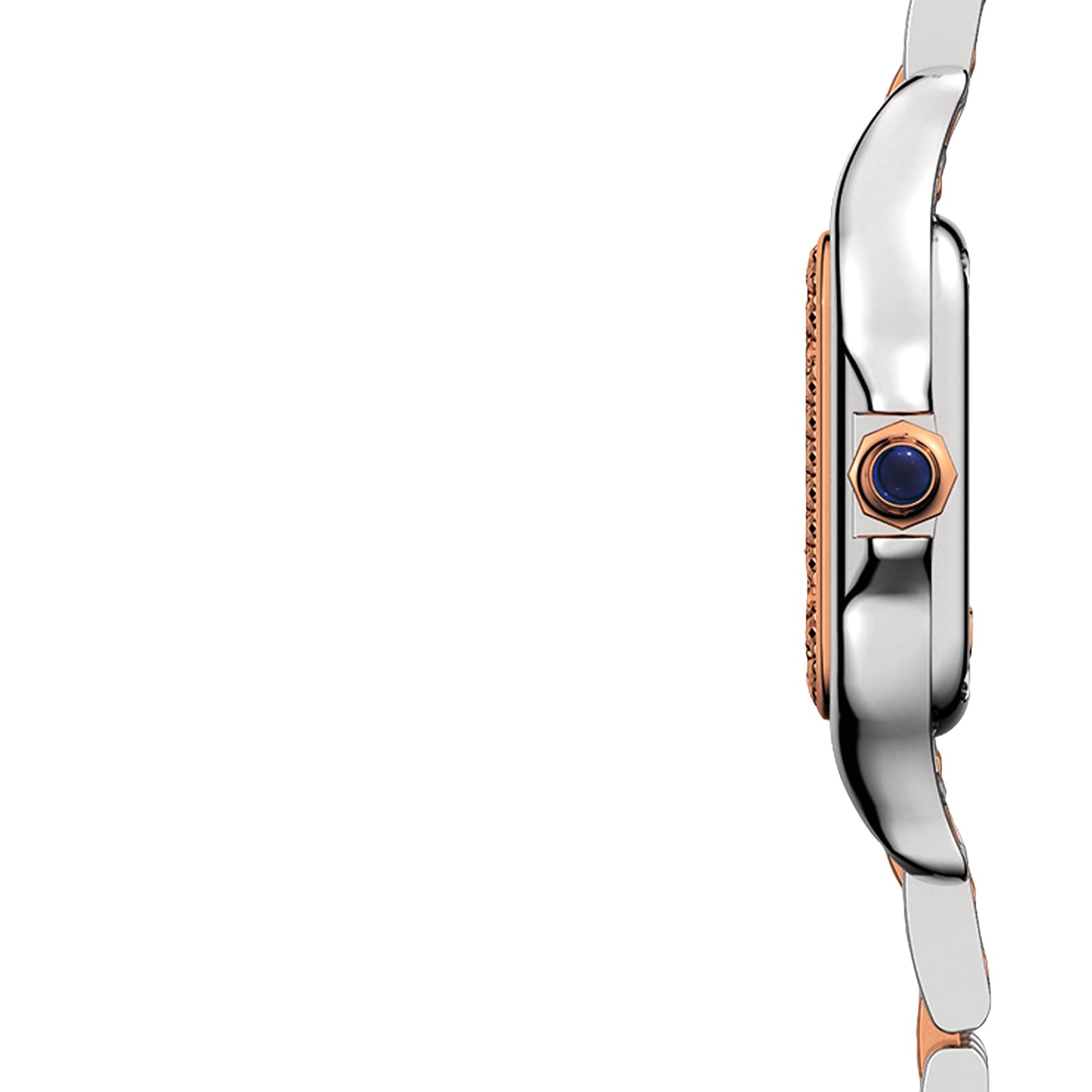Panthère de Cartier Small Model | 22mm, Two-Tone Steel & 18K Rose Gold, Silver Dial