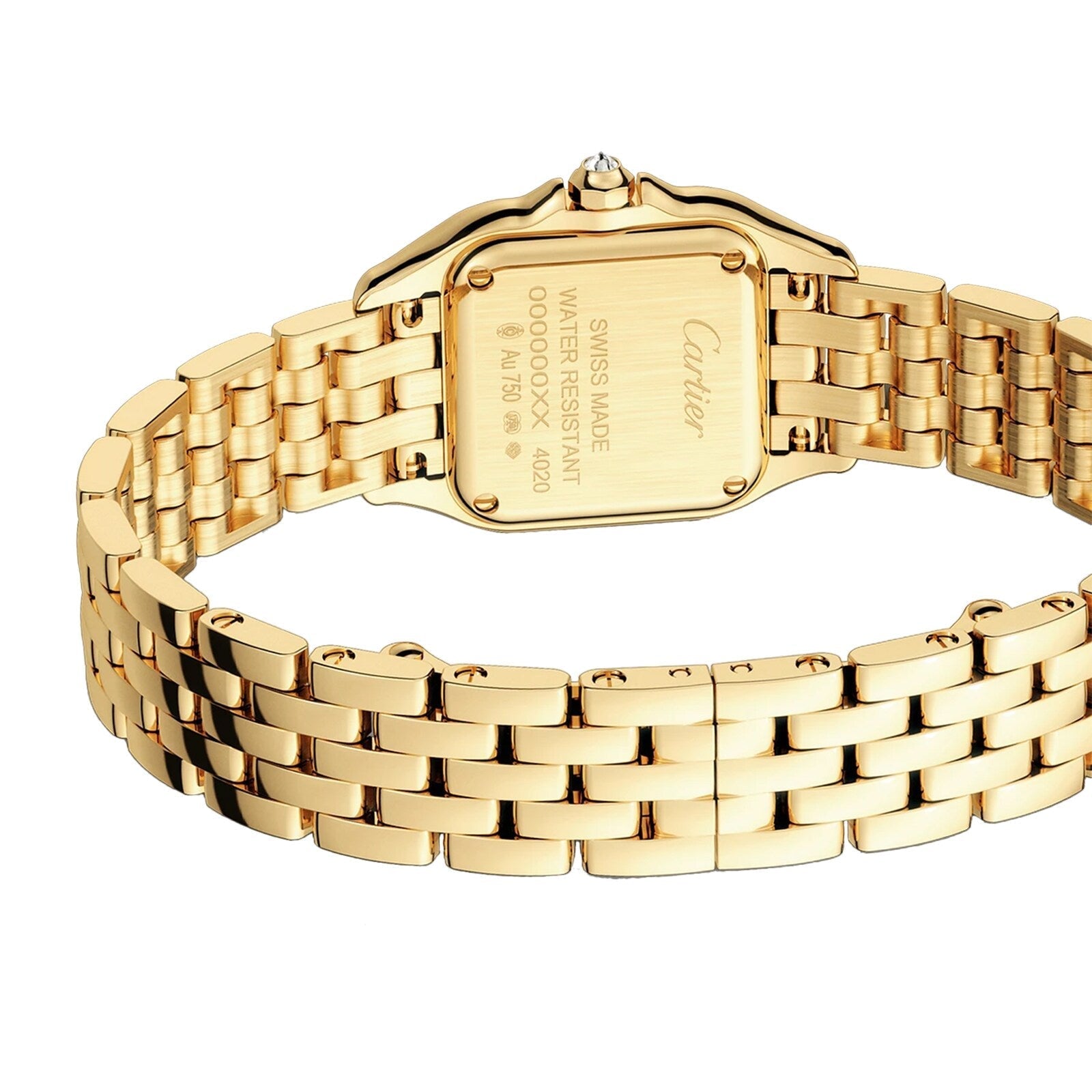 Panthère de Cartier Small Model | 22mm, 18K Yellow Gold, Silvered Dial