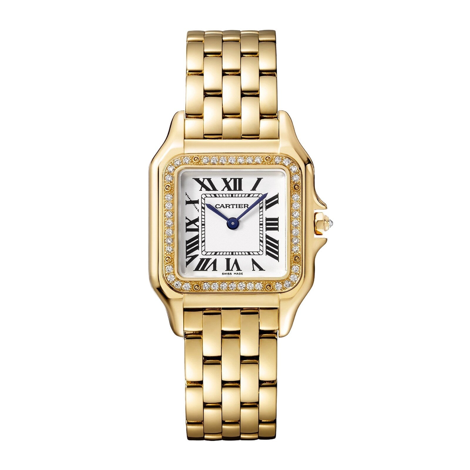 Panthère de Cartier Medium Model | 27mm, 18K Yellow Gold, Silver Dial