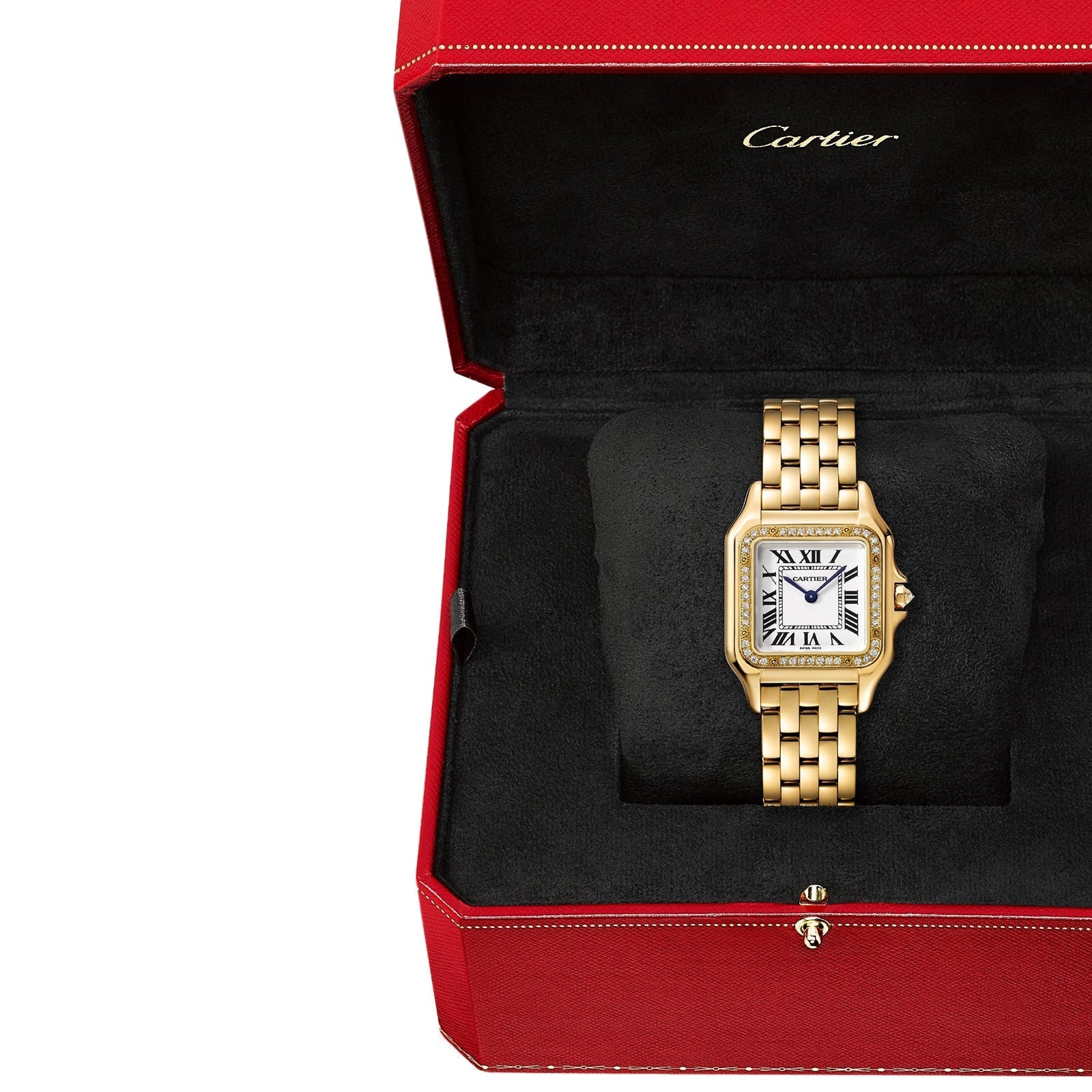 Panthère de Cartier Medium Model | 27mm, 18K Yellow Gold, Silver Dial