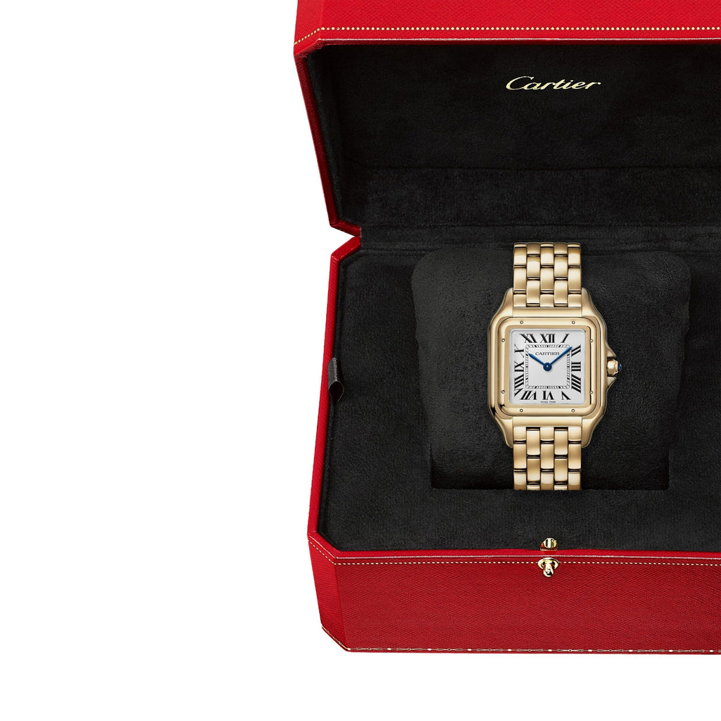Panthère de Cartier Large Model | 31mm, 18K Yellow Gold, Silver Dial
