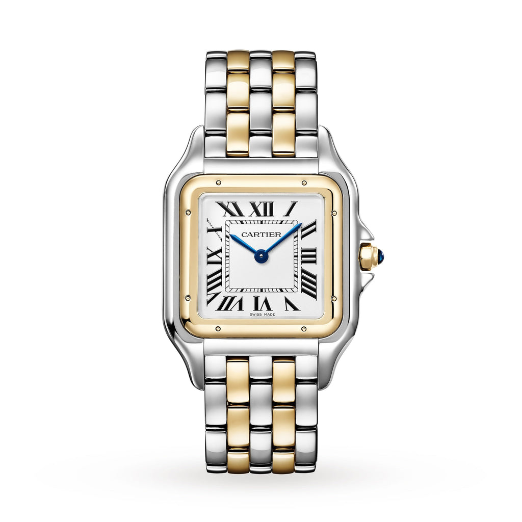 Panthère de Cartier Large Model | 31mm, Two-Tone Steel & 18K Yellow Gold, White Dial