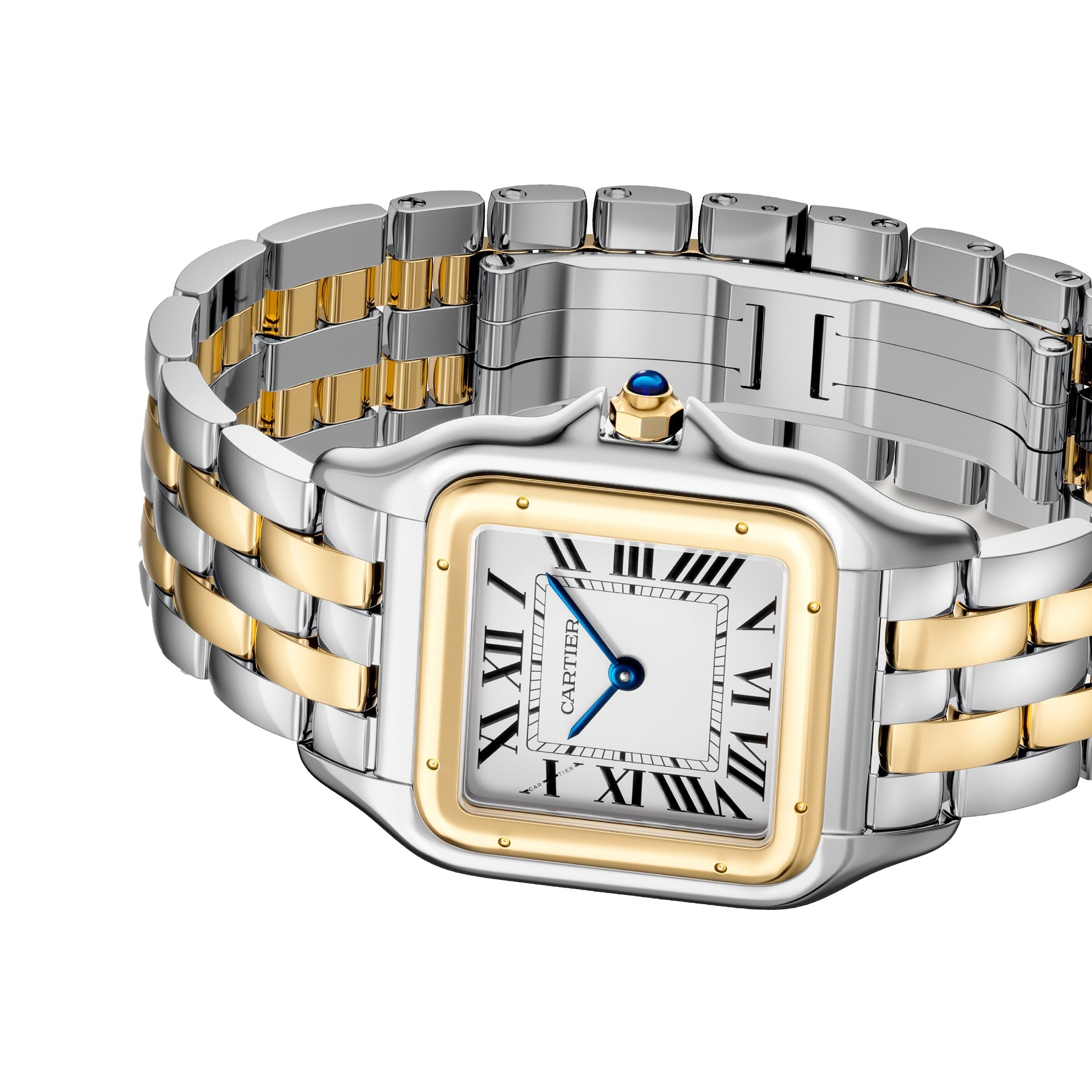 Panthère de Cartier Large Model | 31mm, Two-Tone Steel & 18K Yellow Gold, White Dial