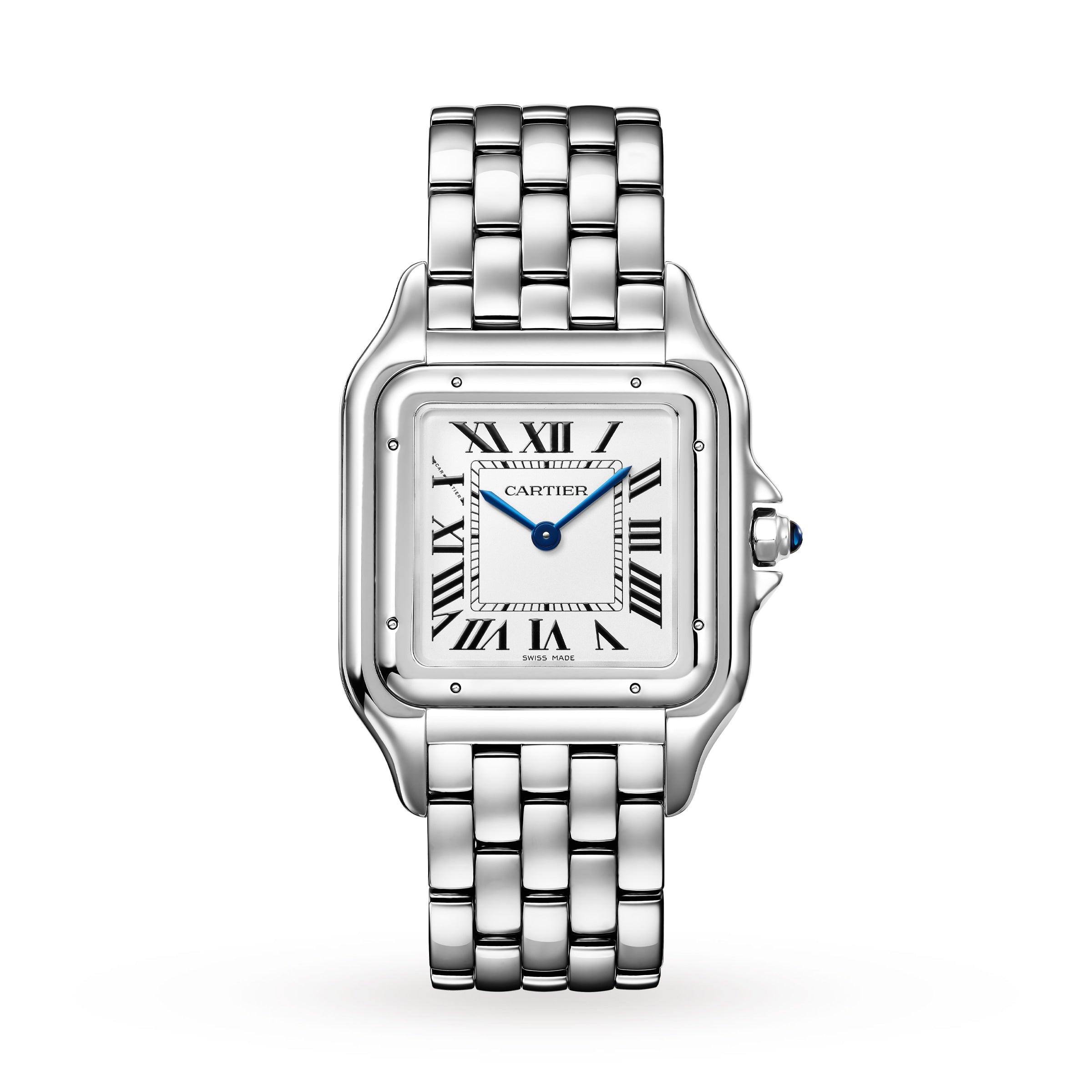 Panthère de Cartier Large Model | 31mm, Steel, White Dial