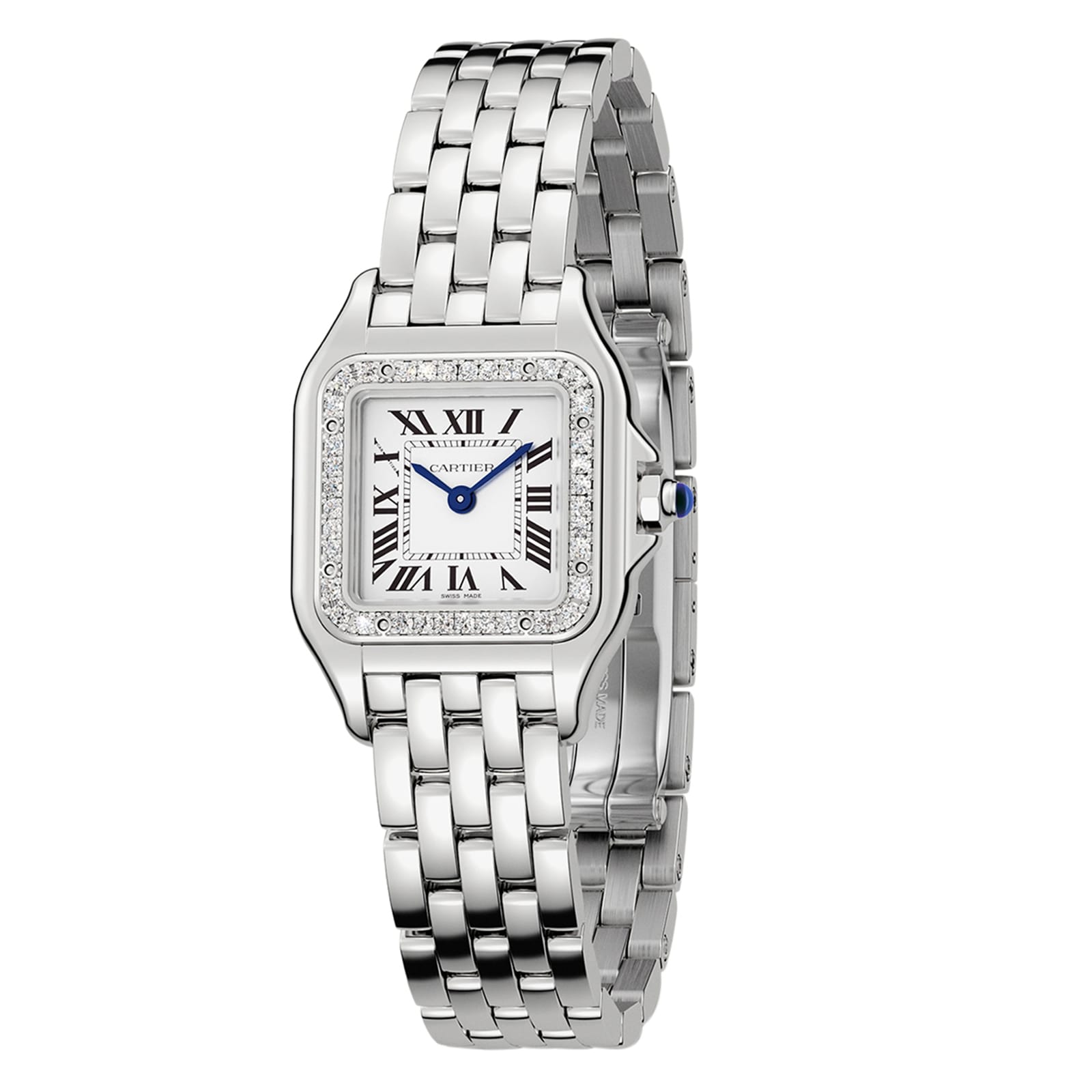 Panthère de Cartier Small Model | 23mm, Steel, Silver Dial, Ref. W4PN0016