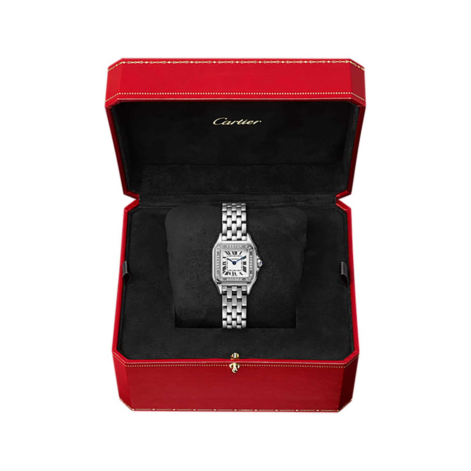 Panthère de Cartier Small Model | 23mm, Steel, Silver Dial, Ref. W4PN0016