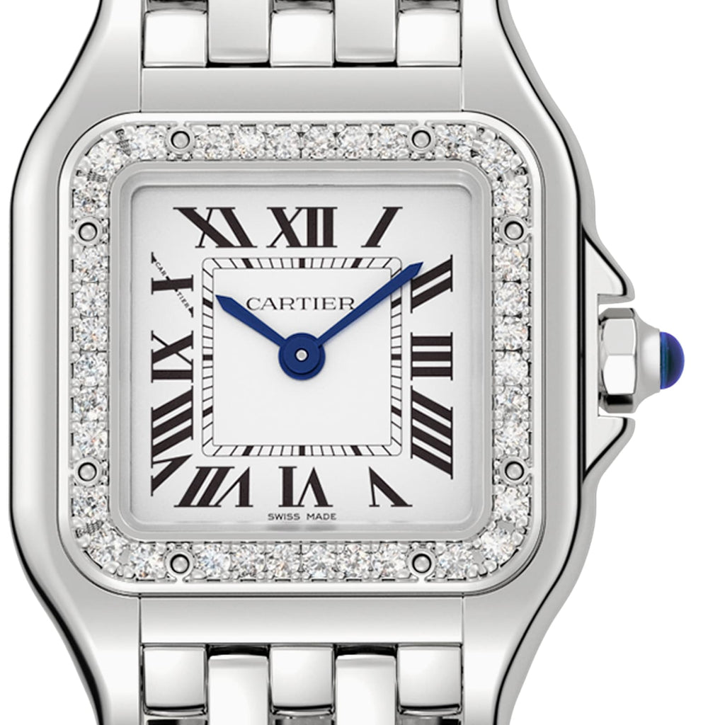 Panthère de Cartier Small Model | 23mm, Steel, Silver Dial, Ref. W4PN0016