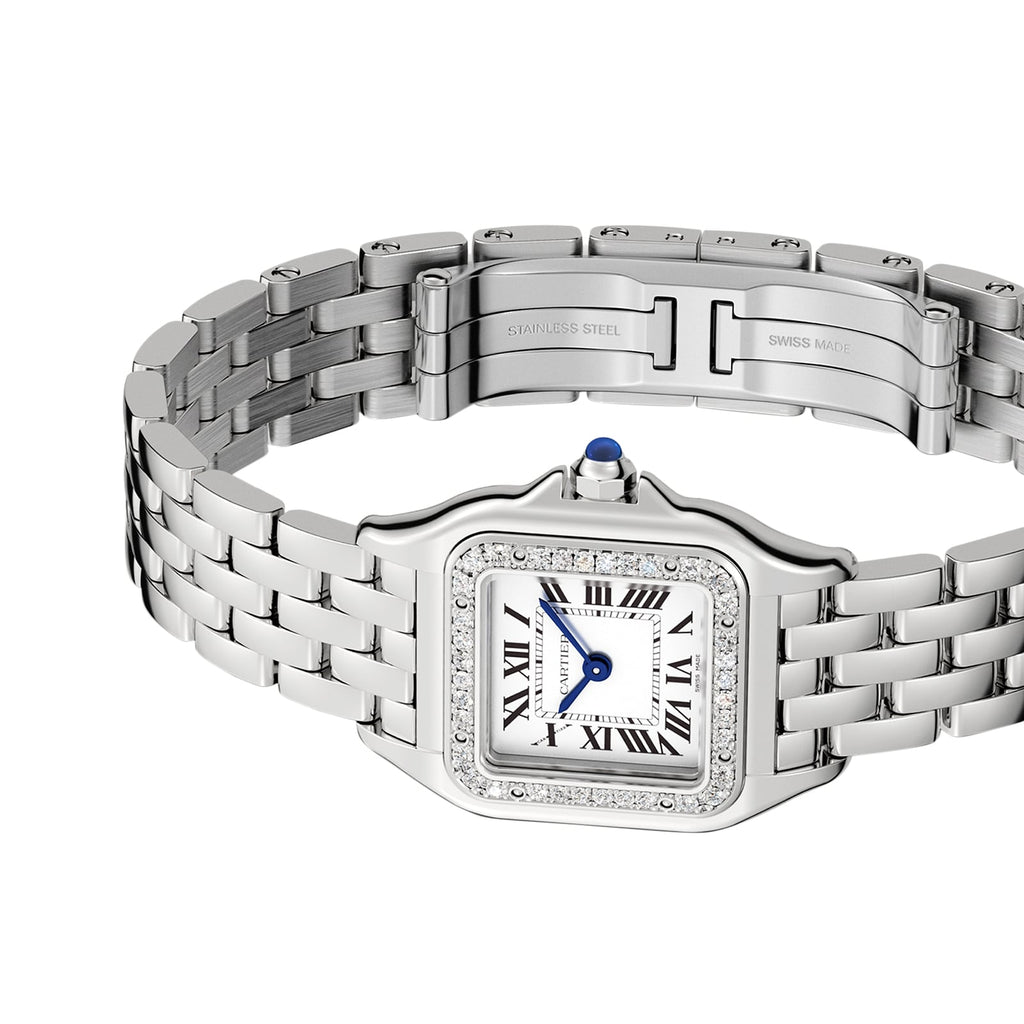 Panthère de Cartier Small Model | 23mm, Steel, Silver Dial, Ref. W4PN0016