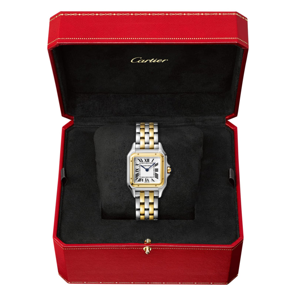 Panthère de Cartier Large Model | 29mm, Two-Tone Steel & 18K Yellow Gold, Silver Dial