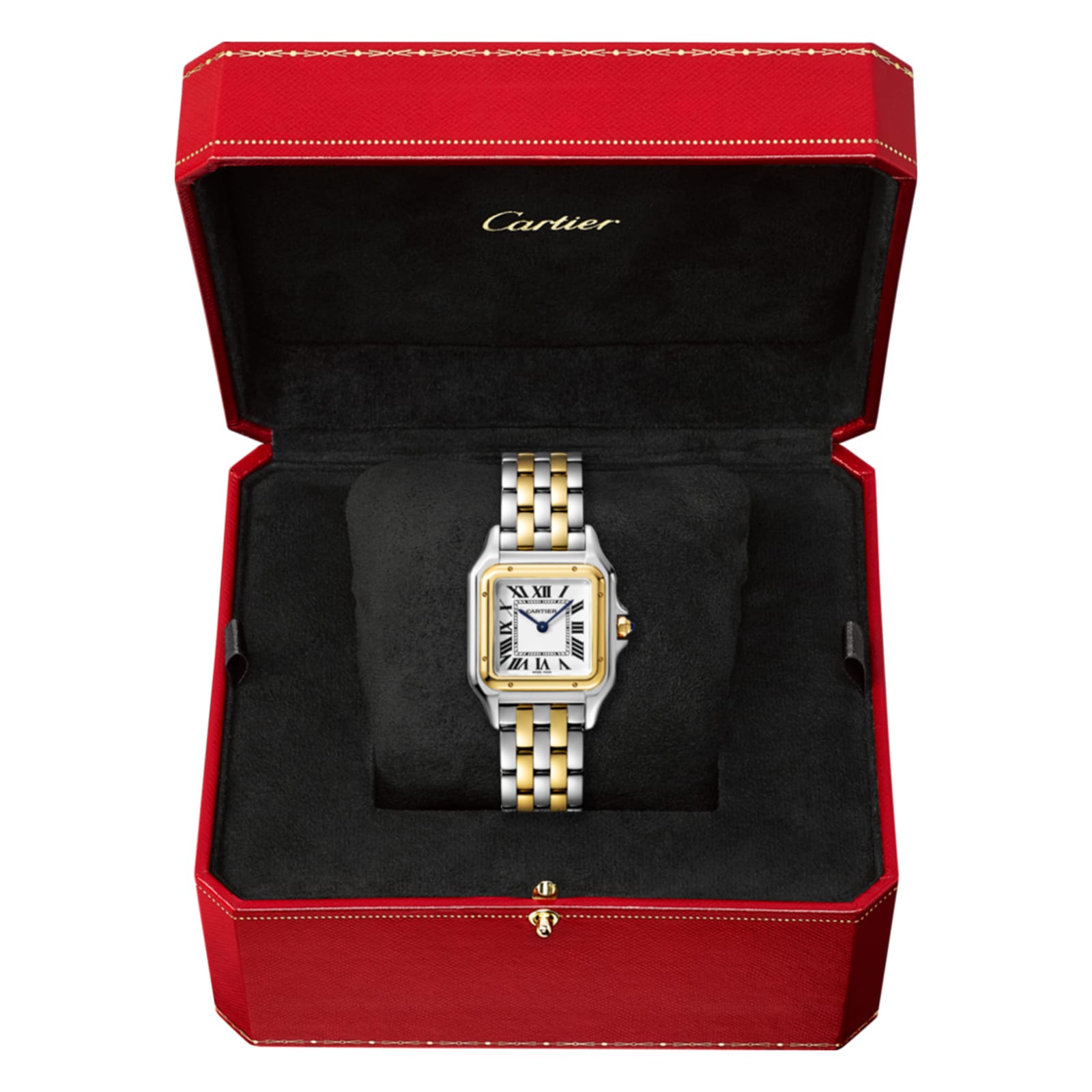 Panthère de Cartier Large Model | 29mm, Two-Tone Steel & 18K Yellow Gold, Silver Dial