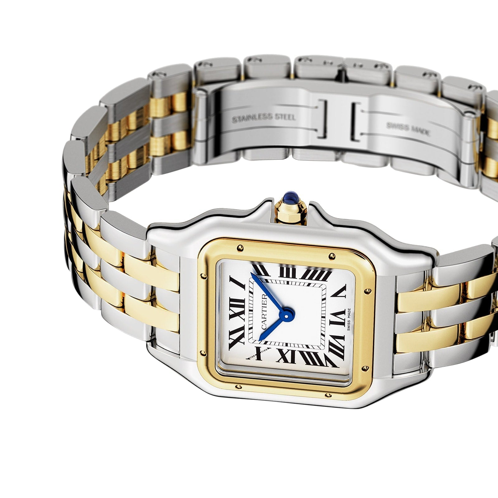 Panthère de Cartier Large Model | 29mm, Two-Tone Steel & 18K Yellow Gold, Silver Dial
