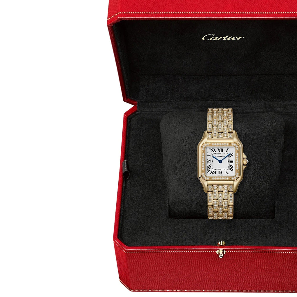 Panthère de Cartier Medium Model | 27mm, 18K Yellow Gold, White Dial