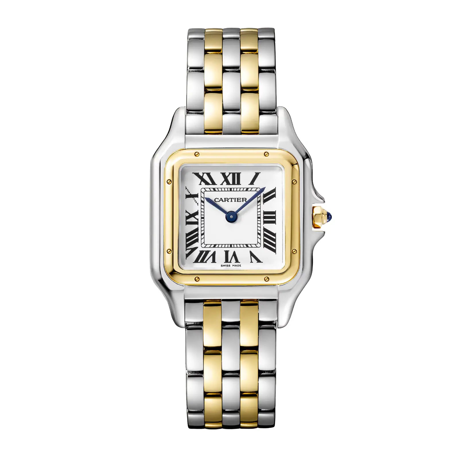 Panthère De Cartier Medium Model | 29mm, Two-Tone Steel & 18K Yellow Gold, Silver Dial