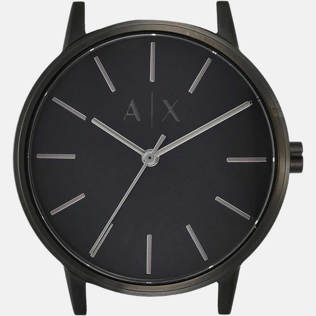 Armani Exchange Cayde AX2701 Men's Analog Watch – Black Dial with Black Stainless Steel Strap