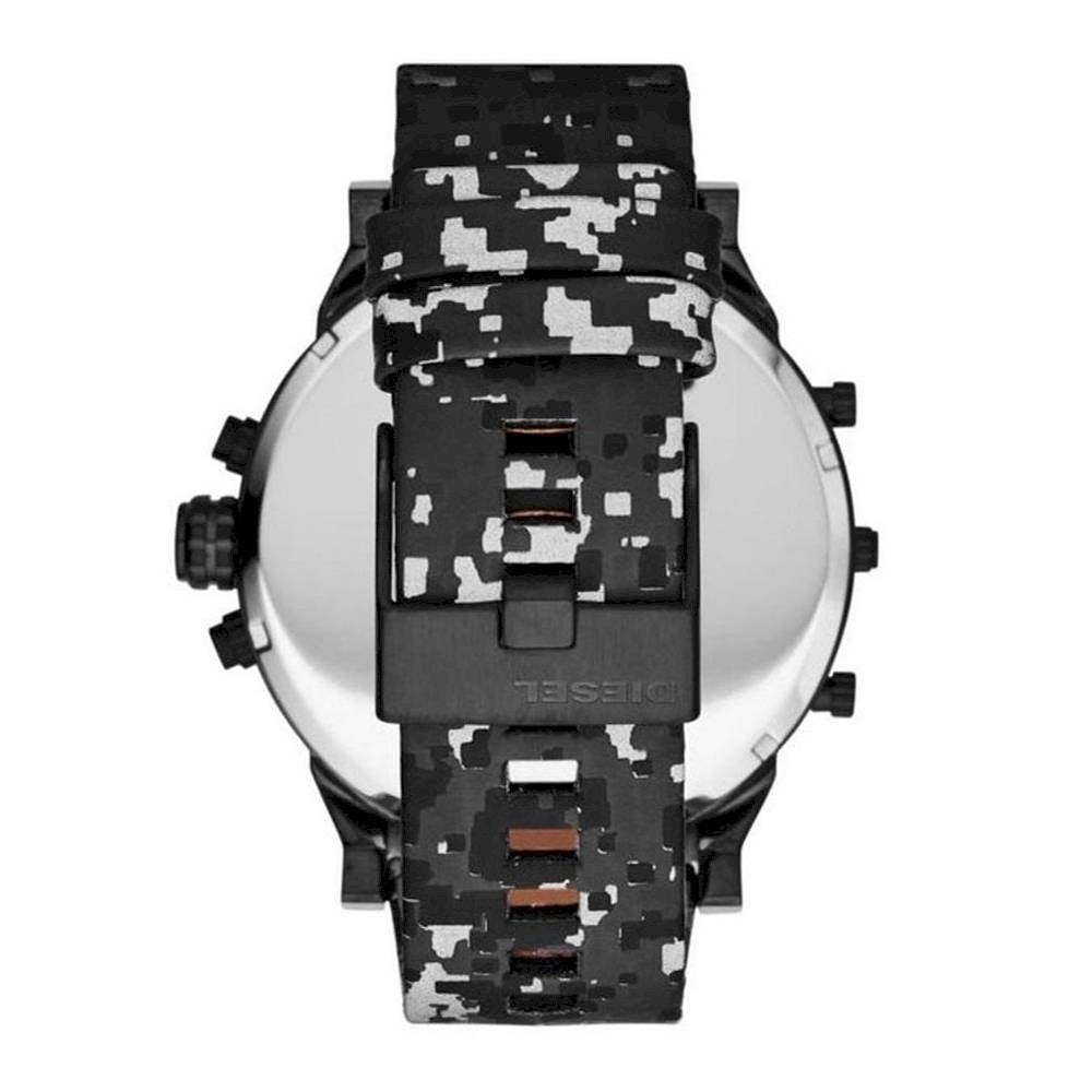 Diesel DZ7311 Big Daddy Chronograph Men's Watch – Black Dial & Black Leather Strap