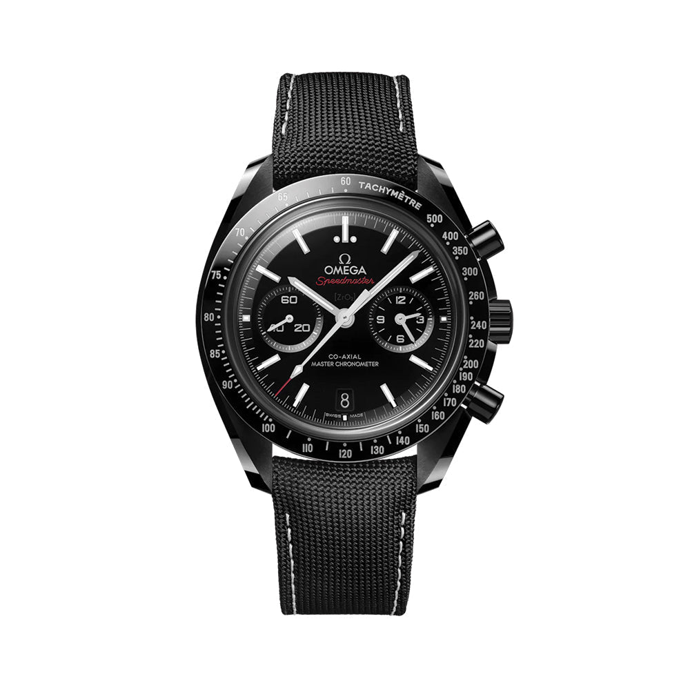 OMEGA Speedmaster Dark Side of the Moon Black Ceramic 44.25mm - Black on Fabric Strap