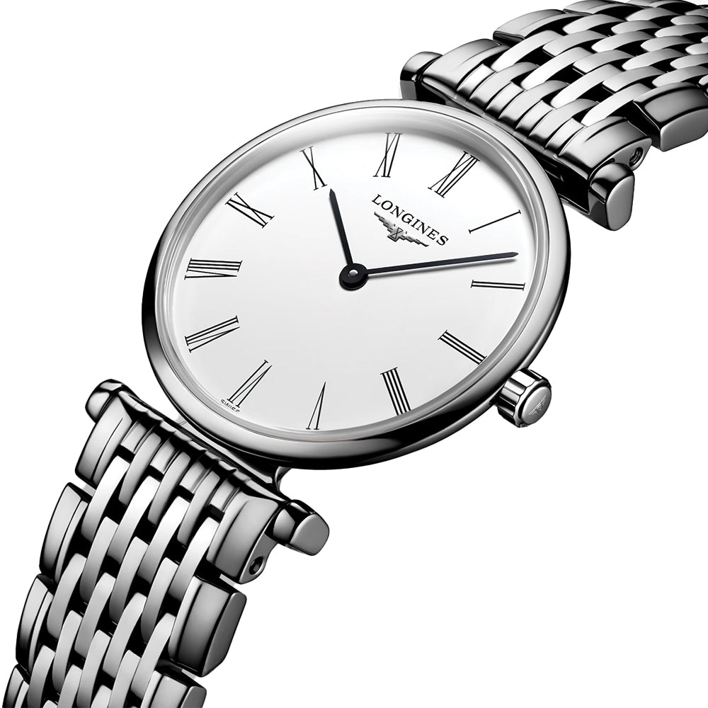 longines La Grande Classique De Longines 24mm - White on Bracelet