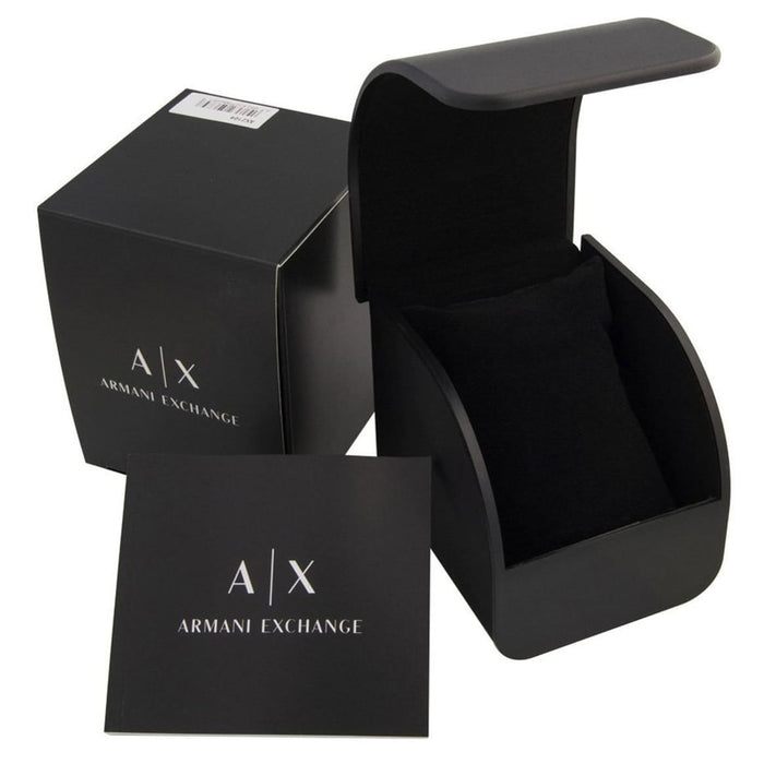 Armani Exchange Hampton AX2407 Men's Watch – Sleek Black Dial with Black Stainless Steel Bracelet