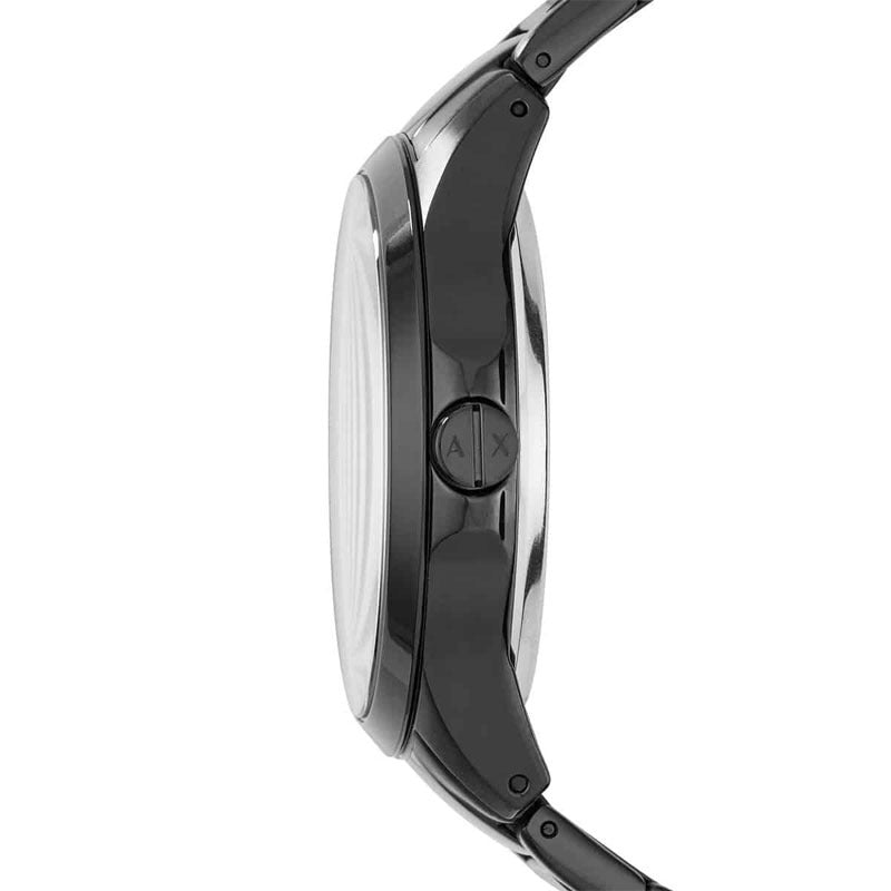 Armani Exchange Hampton Series AX2192 Men's Chronograph – Black Dial with Matching Black Stainless Steel Bracelet