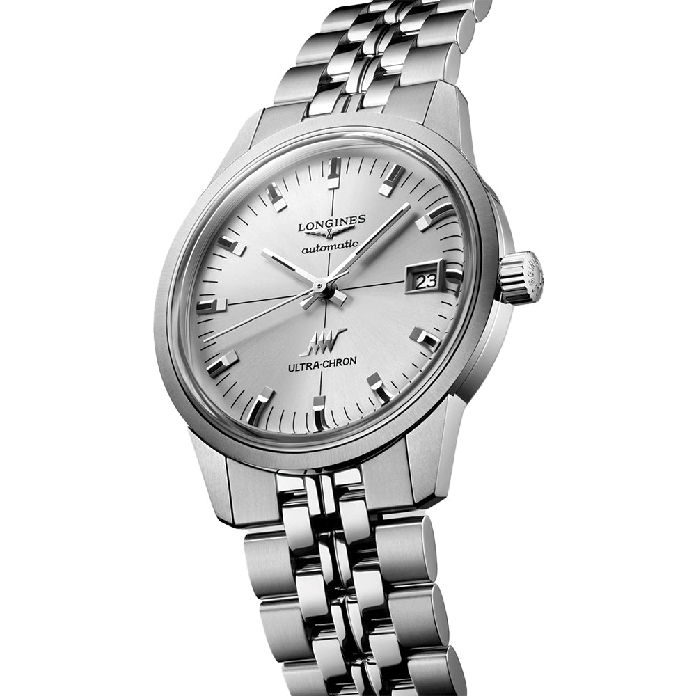 longines Ultra-Chron Classic 37mm - Silver on Bracelet