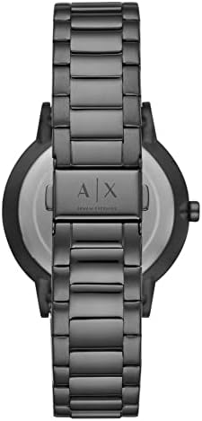 Armani Exchange Cayde AX2722 Men's Analog Watch – Grey Dial with Matching Grey Stainless Steel Strap