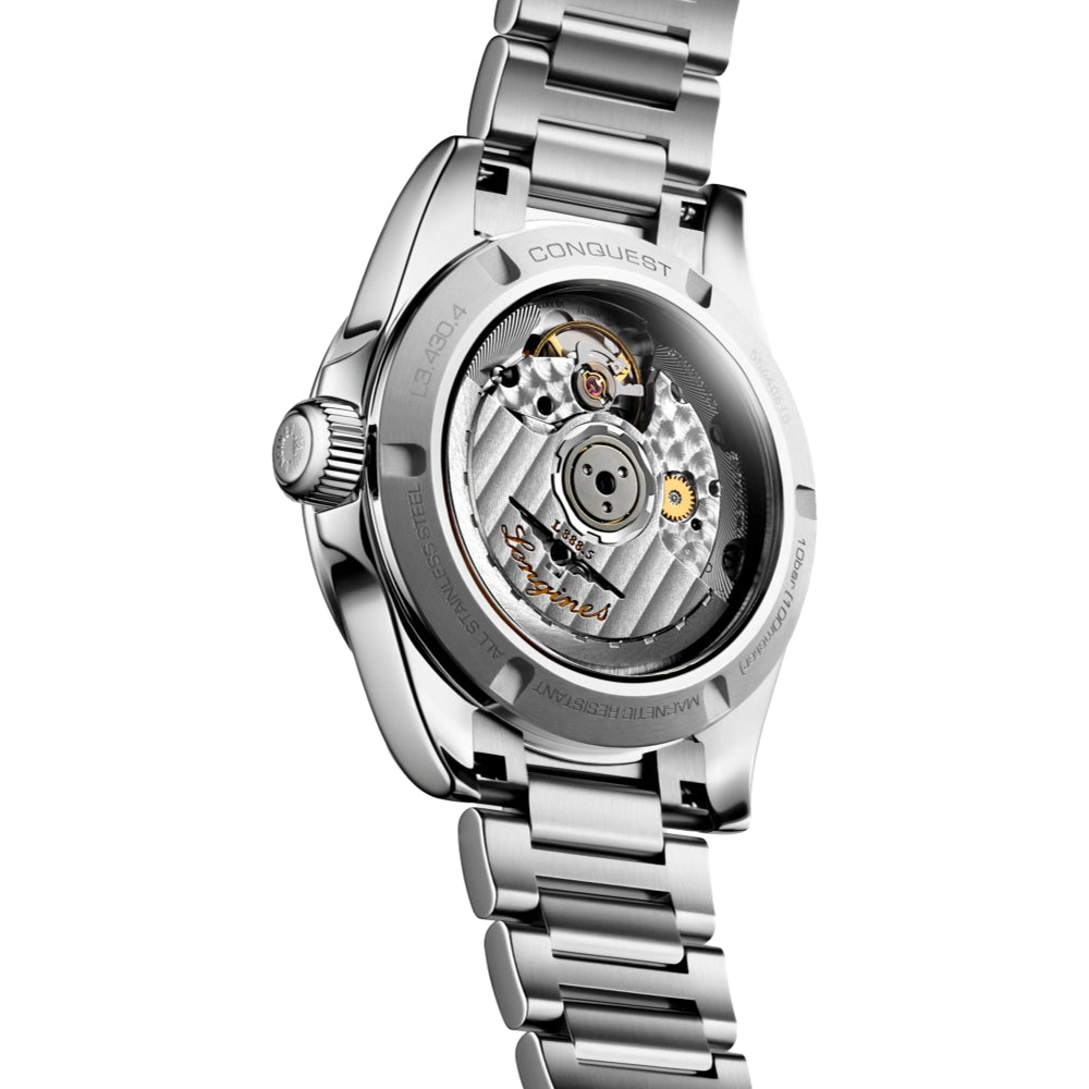 longines Conquest 34mm - Sunray Blue on Bracelet
