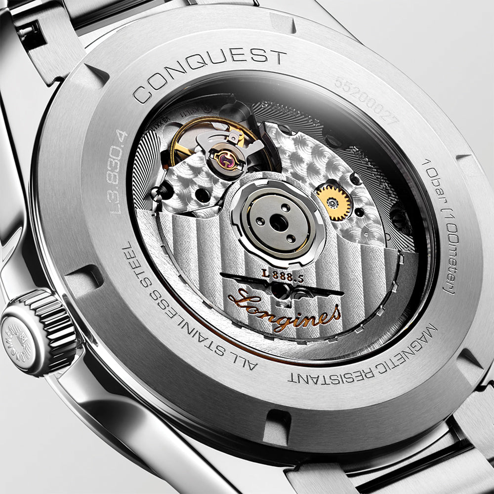 longines Conquest 41mm - Sunray Brown on Bracelet