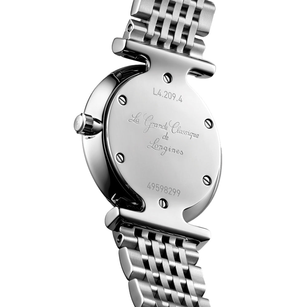longines La Grande Classique De Longines 24mm - White on Bracelet