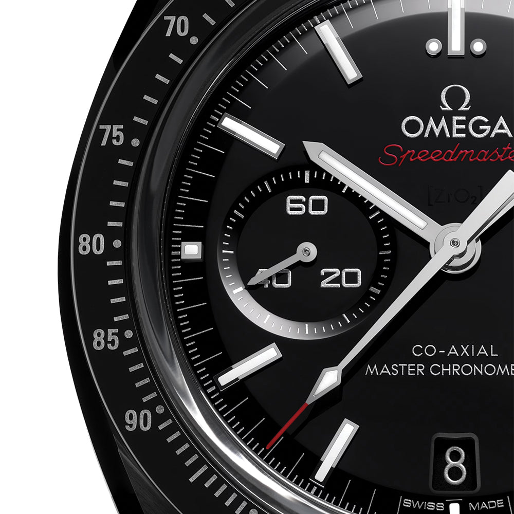OMEGA Speedmaster Dark Side of the Moon Black Ceramic 44.25mm - Black on Fabric Strap